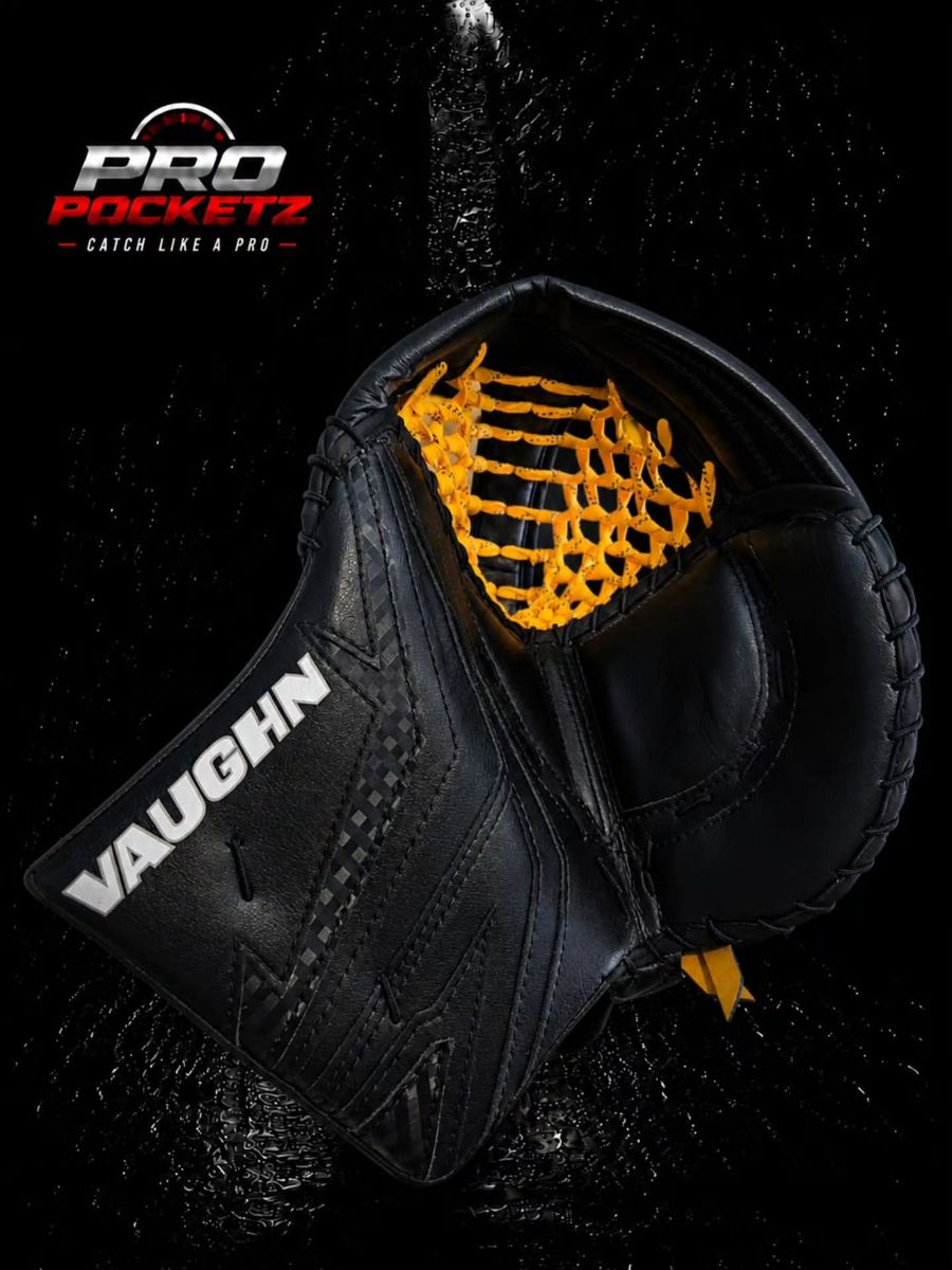 Finished Pro Pocketz Vaughn custom goalie glove build 4