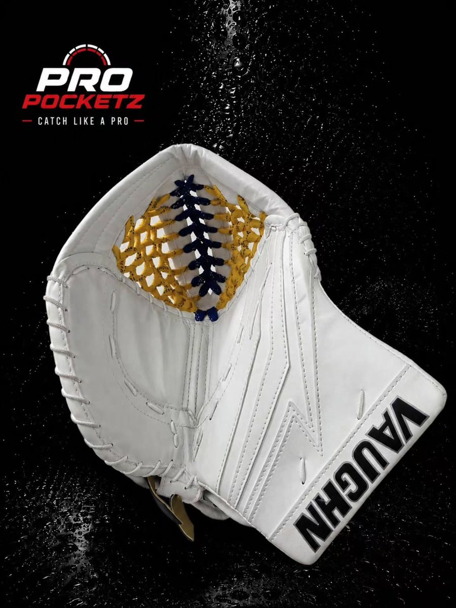 Finished Pro Pocketz Vaughn custom goalie glove build 7